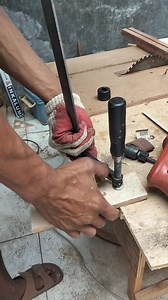 5.6K views · 64 reactions | Tips drilling hole saw #woodworking #woodwork | Alifan Yoga P | Facebook