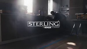 Install an apron-front sink without replacing your cabinets. With the self-trimming design, the Ludington sink only requires a simple rough cut. | Sterling Plumbing