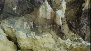 Jashak salt dome, «in Persian : Kuh-e-Namak» means mountain of salt in the Zagros Mountains, in southwestern Iran. Southern slope of Zagros Mountains, in Bushehr province.