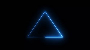 Glowing Triangle Frame Loading Animation Black Stock Footage Video (100% Royalty-free) 3474123521 | Shutterstock