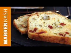 Comté Cheese Loaf Cake - With Olives & Sun-dried tomatoes - Recipes by Warren Nash