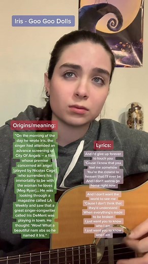 Origin and Meaning of Iris by Goo Goo Dolls Explained