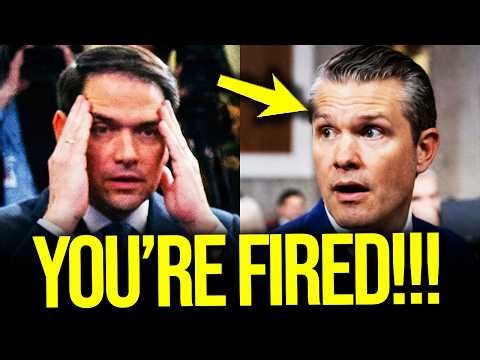 Pete Hegseth Panics as Trump FIRES EVERYONE!