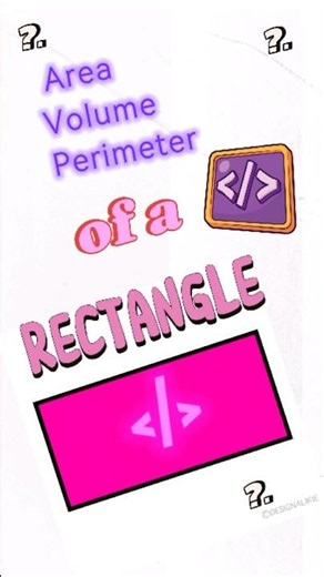 How to know the Area, Volume & Perimeter of a rectangle in Python 🐍