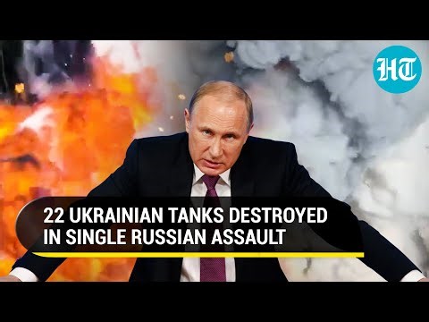 Russia Wipes Out 22 Ukrainian Tanks In Single Attack | Battle For Zaporizhzhia Heats Up