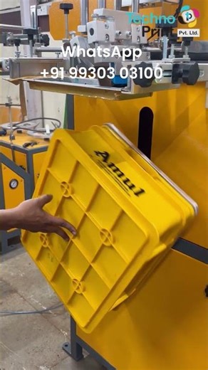 Screen Printing Machine for Crate TPPL SKR400FR 400T SFI #printingmachine