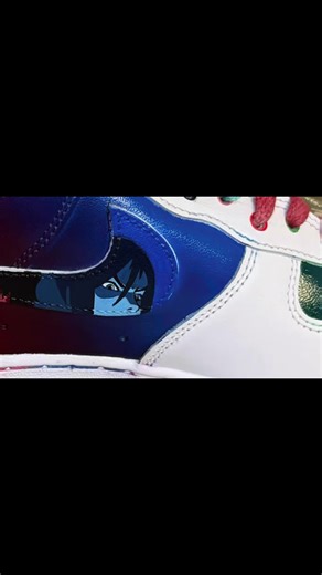 Come back for part 2, where I paint Zuko ◡̈ This was a super fun project, got to improve my free handing skills and ability to work with really tiny brushes… All painted using @angelus, definitely a fan of their products. #atla #timelapsepainting #customshoes #af1 #azula