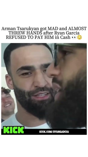 Arman Tsarukyan got MAD and ALMOST THREW HANDS after Ryan Garcia #ryangarcia #shorts #viral #fyp
