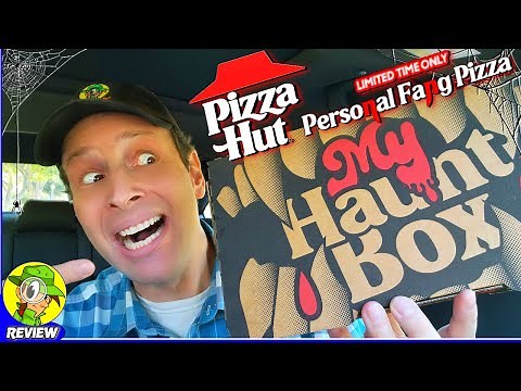 Pizza Hut® My HAUNT Box Review 🍕😱📦 Personal Fang Pizza! 🦇 Peep THIS Out! 🕵️‍♂️