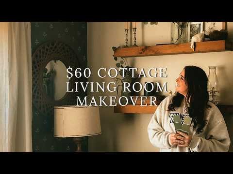 Complete Living Room Refresh for $60 | Cottage Aesthetic on a Budget