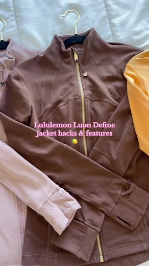 Lululemon Define Jacket Hacks & Features 🍋