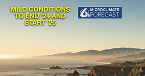 Locally gusty winds and warm temperatures are expected through Thursday