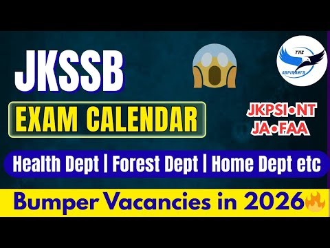 JKSSB Exam Calendar Out Soon 🔥 | JKAS Result Update | 15000 New Vacancies 😱