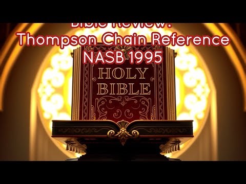 Bible Review: Thompson Chain Reference NASB 1995 Premium Collection