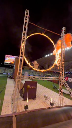 Through the ring of fire 🔥 | Nitro Circus
