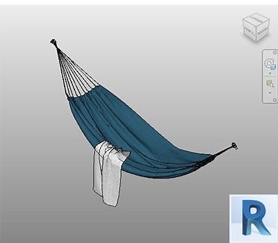 Hammock revit - Hamaca revit - Model 1 | Bimshares