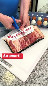 2.6M views · 11K reactions | Opening your breakfast bacon like this creates a reclosable package. | Prompted Reality | Facebook