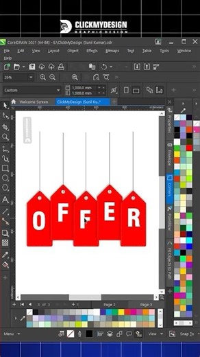 Part 78 tools in Corel Draw #coreldraw #begginers #shortvideo #graphicdesign