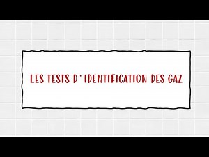 Tests d'identification des gaz