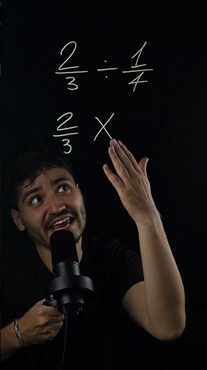 Como dividir fracciones.#division #dividir #fracciones #matematicas #dividirfracciones