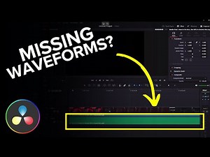 Missing Waveforms in DaVinci Resolve (Easy Fix!)