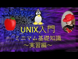 【UNIX入門】ミニマム基礎知識：実習編