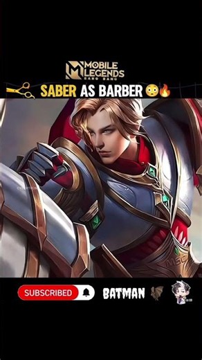POV: Saber As Barber😲🔥in ​⁠@MobileLegends5v5MOBA #mlbb #memes #games #shorts #viral #saber #edit