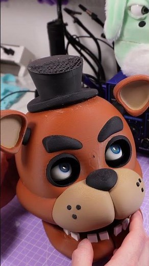Making an animatronic Freddy fazbear! #3dprinting #robot #fnaf