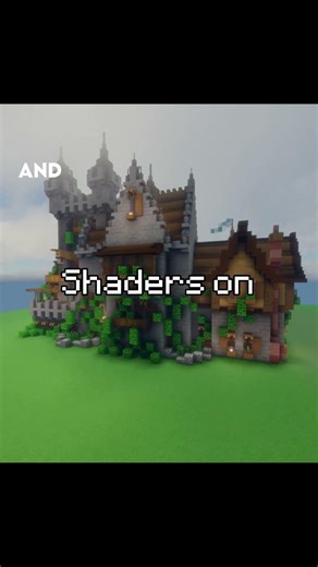 Always turn Shaders on.#minecraft #builder #skit #shaders #gaming