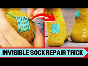 Darn It Right!🧵 How to Hand Darn Socks That Last Longer 🧦
