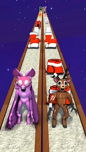 POV Happy New YEAR Run CHALLENGE - Deer VS Bat - 99 Nights in The Forest Roblox Animation | Ine Stãr