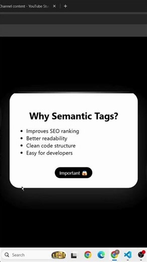 Why Semantic Tags Are Important 😱