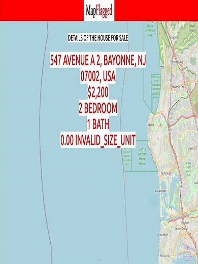 Buy house at 547 AVENUE A 2, Bayonne, NJ 07002, USA | Bayonne, USA | MapFlagged
