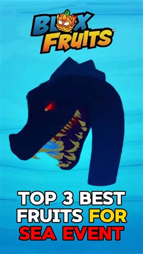 Top 3 BEST fruits for sea beast farming! #bloxfruits #roblox #shorts