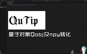Qutip中的Qobj数据格式以及npy转化