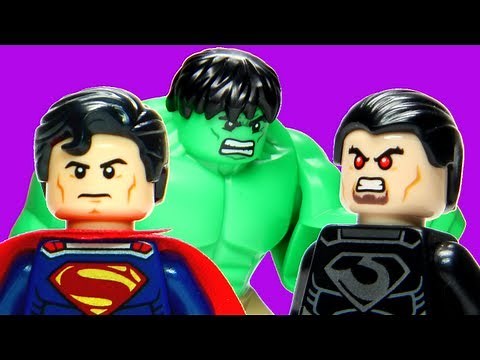 LEGO Superman - Hulk VS General Zod - BrickQueen