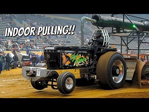 Indoor John Deere Tractor Pulling!