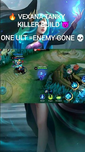 🔥 VEXANA TANKY KILLER BUILD TUTORIAL 🔥This Vexana build can melt even tank heroes 😈#Reparine