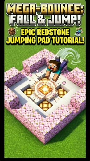 Unlimited Jumps? Try this Redstone Hack! #minecraft #gaming #minecraftbuilding #redstone