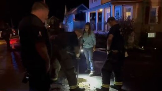 Crews respond to water main break in Beverly