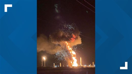 Gas plant explosion happens overnight near Midland, residents evacuated within one-mile radius