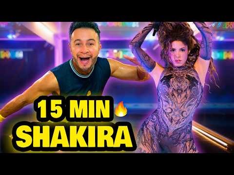 15 Minutos Bailando Exitos de SHAKIRA ⭐ QUEMA GRASA RAPIDO ⭐ Zumba fitness
