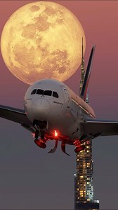 Emirates 🌕 #dubai #burjkhalifa #explore #burjalarab #arab #uae #arabemirates #emirates #b787 #mfs #qatar #planelovers #aviation #aviationlovers #instaaviation #fyp #fypシ #دبي #قطر #dubailife #dubai🇦🇪 #emiratesairline #qatarlife #moon #fullmoon #sunset #planespotters #fly #travel #supermoon | OSTC Aviation
