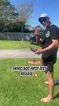 Entro 500 test payload release 🔥🐟🎣 #fishingdrone #fishing #entro500 #nz #beach