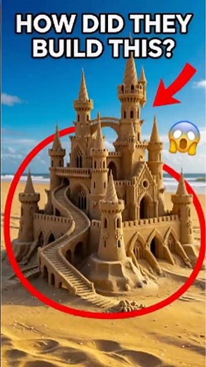 This Sand Castle Took 3 Hours… But You’ll See It in 10 Seconds