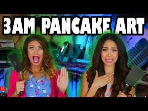 3AM Challenge: Do Not Make Pancake Art at 3am. Totally TV