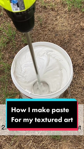 How to Make Paste for Textured Art