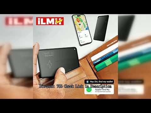 Wallet Tracker Card Wireless Charging Tracking Location Gps Locator Smart Tag For Iphone Apple Devic