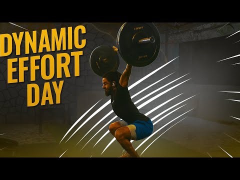 DYNAMIC EFFORT DAY: How athlete built Power & Speed
