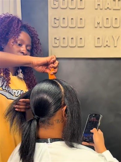 When using Murray's Original Pomade, you don't just slap it on. You've got to work it in. Here's @ireonamara with the perfect step by step guide for a perfect sleek ponytail. #Murrays #MurraysPomade #PoinyTail #HairTok #BeautyTok